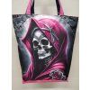 Panel se střihem - nákupní taška - Lebka v kápi - TB-30