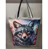 Panel se střihem - nákupní taška - Vlk - TB-36