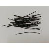 Kovový komponent - ketlovací nýty - černá - 50 mm - 30 ks v balení