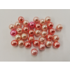 Voskované perly 8 mm mix růžovo krémová 20 g