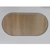 Dno na háčkované košíky překližka grey ovál 40 x 20 cm