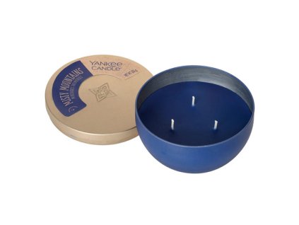 Svíčka v plechové misce Yankee Candle Mlžné hory, 255 g
