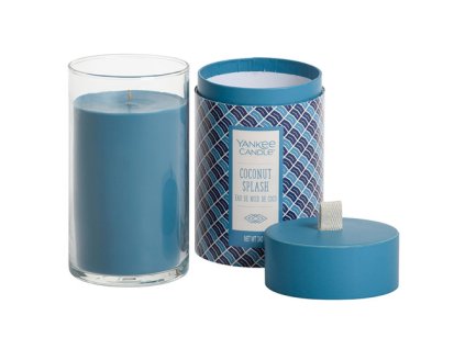 Svíčka ve skleněném válci Yankee Candle Kokosové osvěžení, 340 g