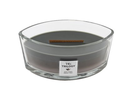 Svíčka Trilogy WoodWick Útulný srub, 453.6 g