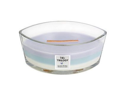Svíčka Trilogy WoodWick Uklidňující ústup, 453.6 g