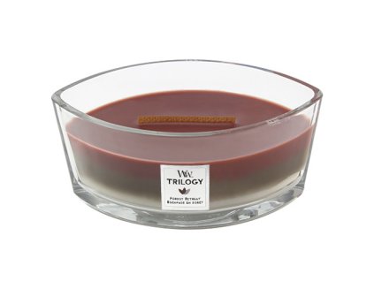 Svíčka Trilogy WoodWick Únik do lesa, 453.6 g