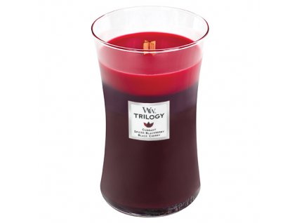 Svíčka Trilogy WoodWick Letní bobule, 609.5 g