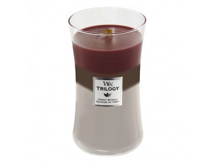 Svíčka Trilogy WoodWick Únik do lesa, 609.5 g