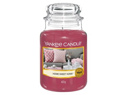 Svíčka ve skleněné dóze Yankee Candle Ó sladký domove, 623 g