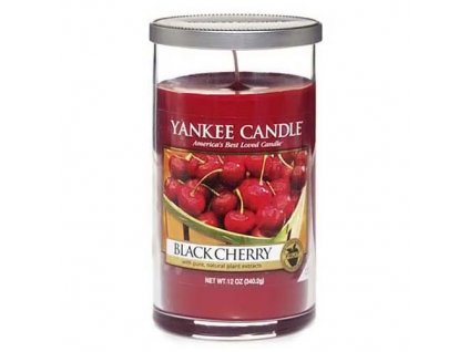 Svíčka ve skleněném válci Yankee Candle Zralé třešně, 340 g