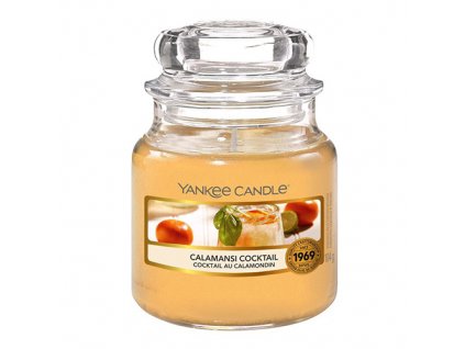 Svíčka ve skleněné dóze Yankee Candle Calamansi koktejl, 104 g
