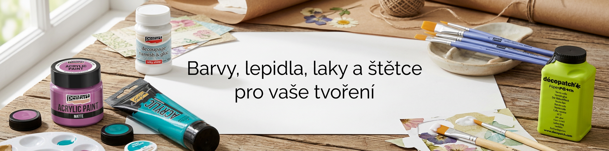 Barvy. lepidla a laky