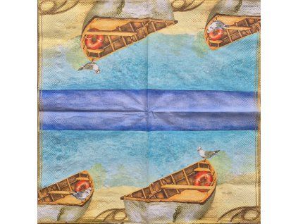 Ubrousek na decoupage - Moře