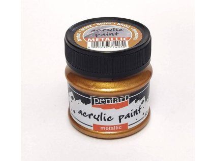 Akrylová barva Pentart metalická 50 ml - bronzová