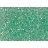 Glitry jemné 7g - duhové zelené