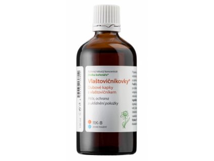 Vlastovicnikovky dubove kvapky s lastovicnikom RK-B dedek korenar