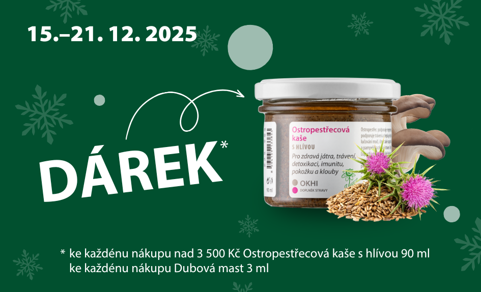 Ostropestřecová kaše a Dubová mast jako dárek