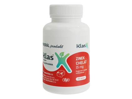 Zinek 15 mg v chelátové vazbě 90 tablet