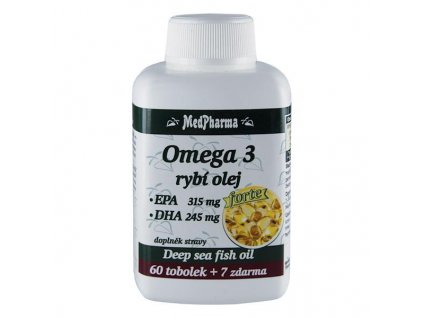 dedekkorenar medpharma omega 3 rybi olej 67 tobolek