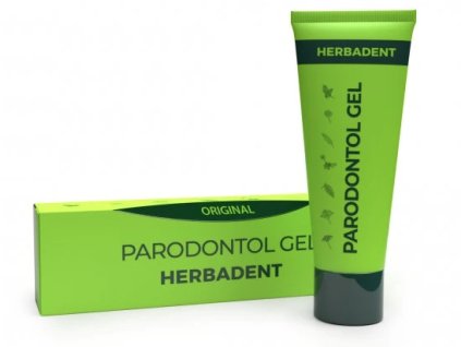 bylinny gel paradontol Herbadent dedek korenar