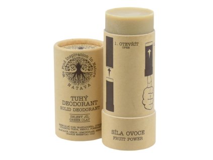 NOVY tuhý deodorant Natava