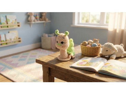 Šneček Poutníček_dekorace_Dědek kořenář