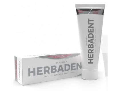 bylinna zubni pasta homeo Herbadent dedek korenar