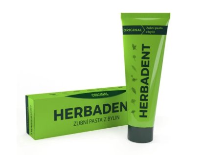 bylinna zubni pasta original 75g Herbadent dedek korenar
