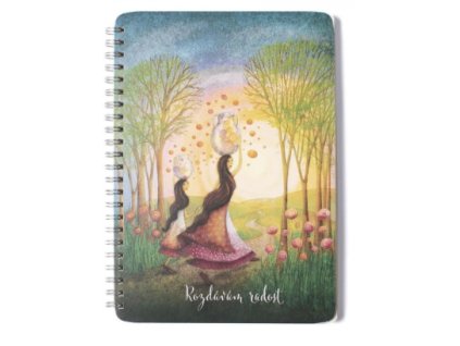 krouzkovy blok A5 rozdavam radost ernestova dedek korenar