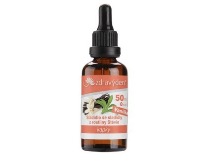 stevia kapky vanilka zdravy den dedek korenar