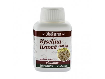 dedekkorenar medpharma kyselina listova forte 800 mg 100 tablet