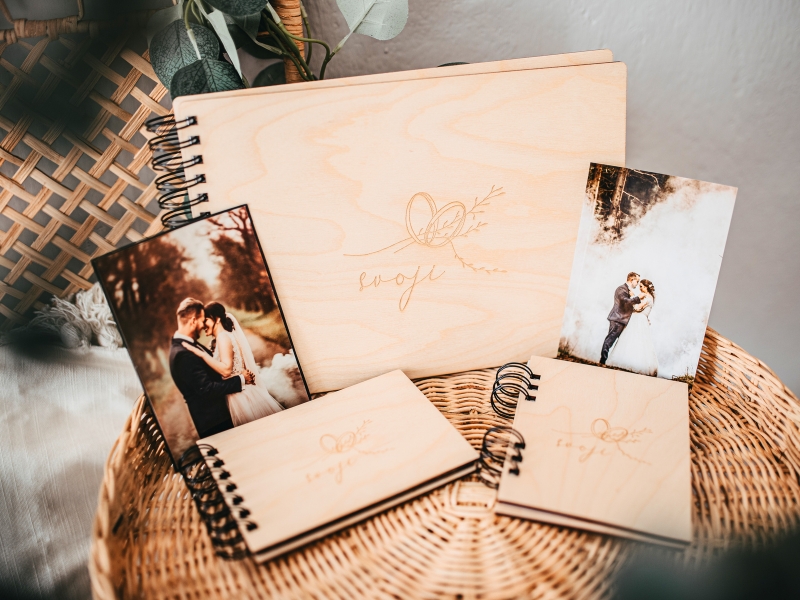 Svatební kolekce – fotoalbum a kniha hostů