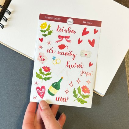 Samolepky Svatební