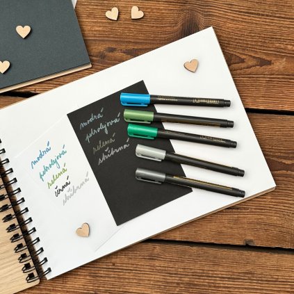 Sada barevných fixů foto