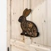 Dřevěný zajíc (velký) - tmavý