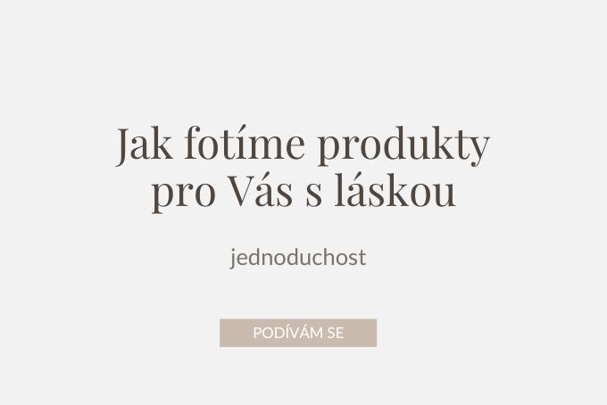 Jak fotíme produkty?