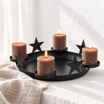 svicen cerny kov advent vanoce
