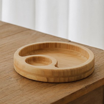 Servírovací talíř Bamboo na svačinu 30x5 cm