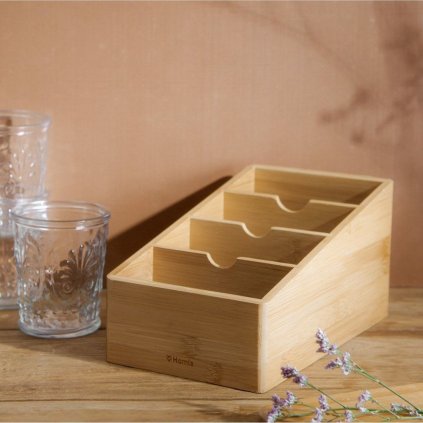 Organizér Bambou s přihrádkami 25x13 cm