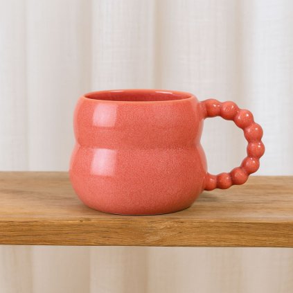 Hrnek Bubble Beads korálový 0,3 l