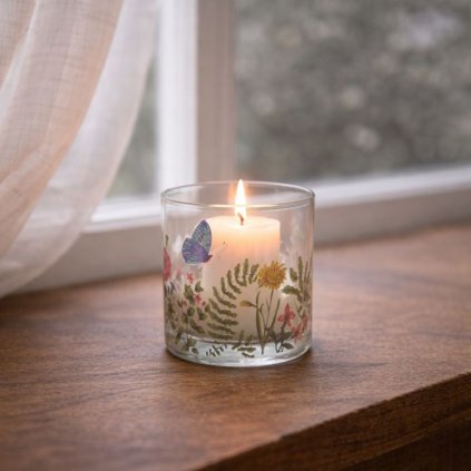 svicen skleneny s květinami (7)