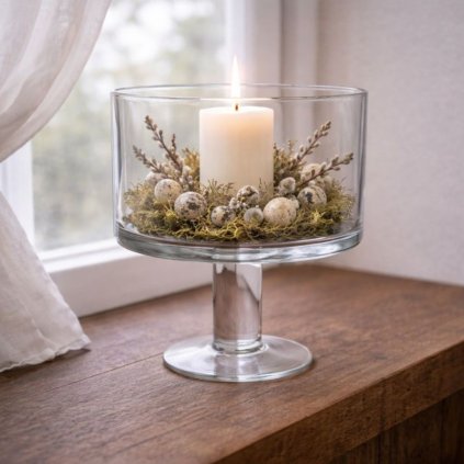 Skleněná mísa na noze (3)