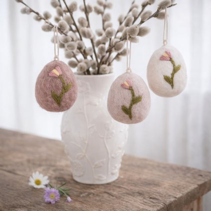 plstena vajicka s tulipanem 1