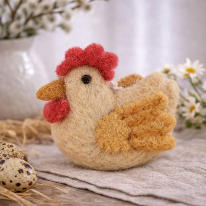 plsteny kohout zluty 1