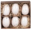 Vajíčko pravé kropenaté sada 6 kusů