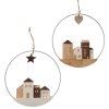Závěsný kruh s domky oscar set