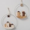 Závěsný kruh s domky oscar set 1