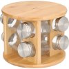 Rotační stojan Bambou na koření 8 sklenic