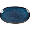Talíř Casper oválný tmavě modrý 24x40 cm