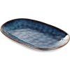 Talíř oválný Casper tmavě modrý 16x25 cm